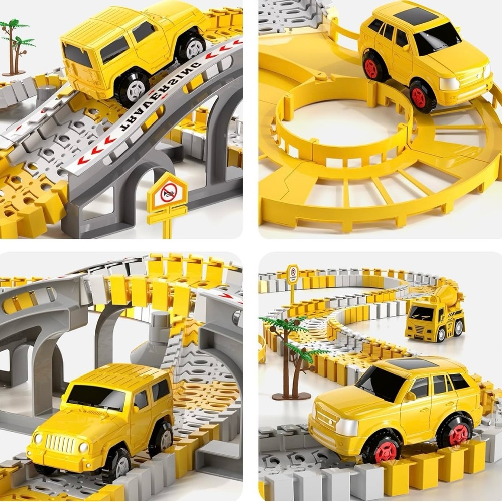 Construction Race Track 236 Pcs - Picture 7 of 8